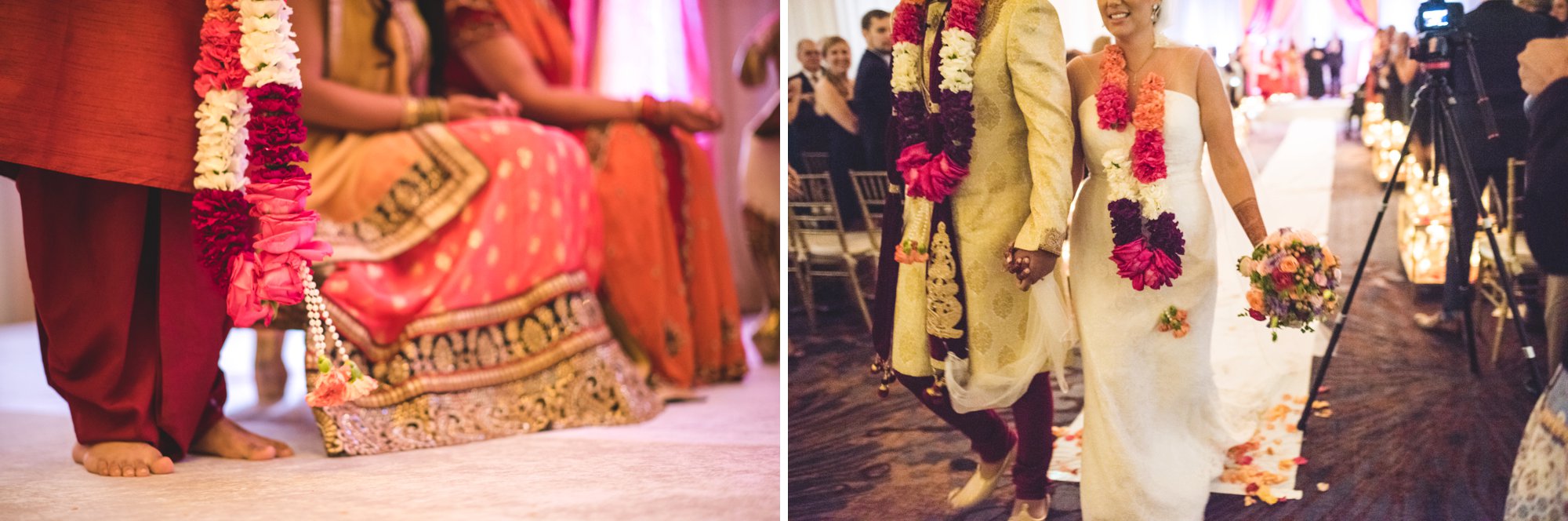 Washington DC colorful Indian wedding with a feminist bride. Ceremony.