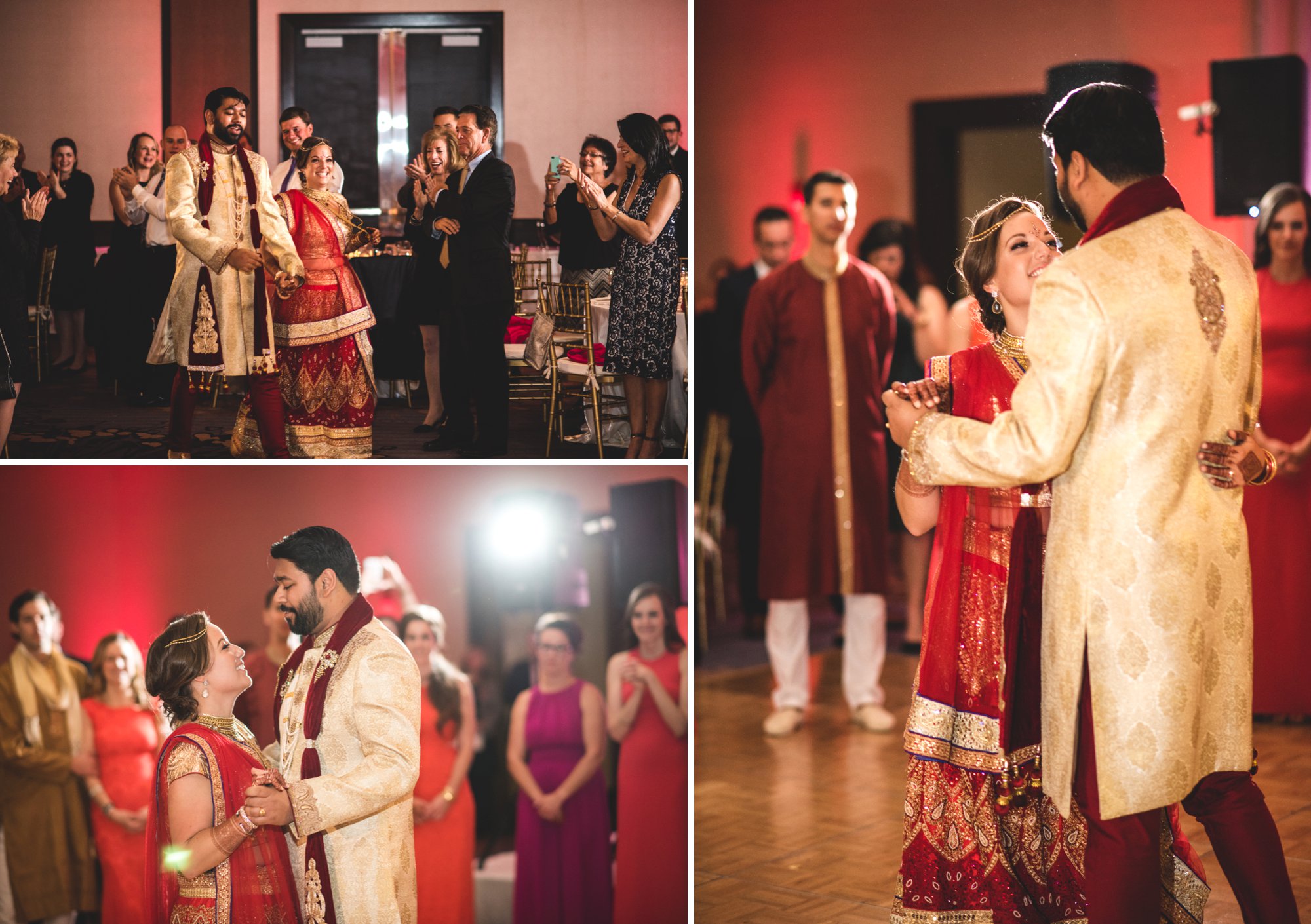 Washington DC colorful Indian wedding with a feminist bride. Dancing.