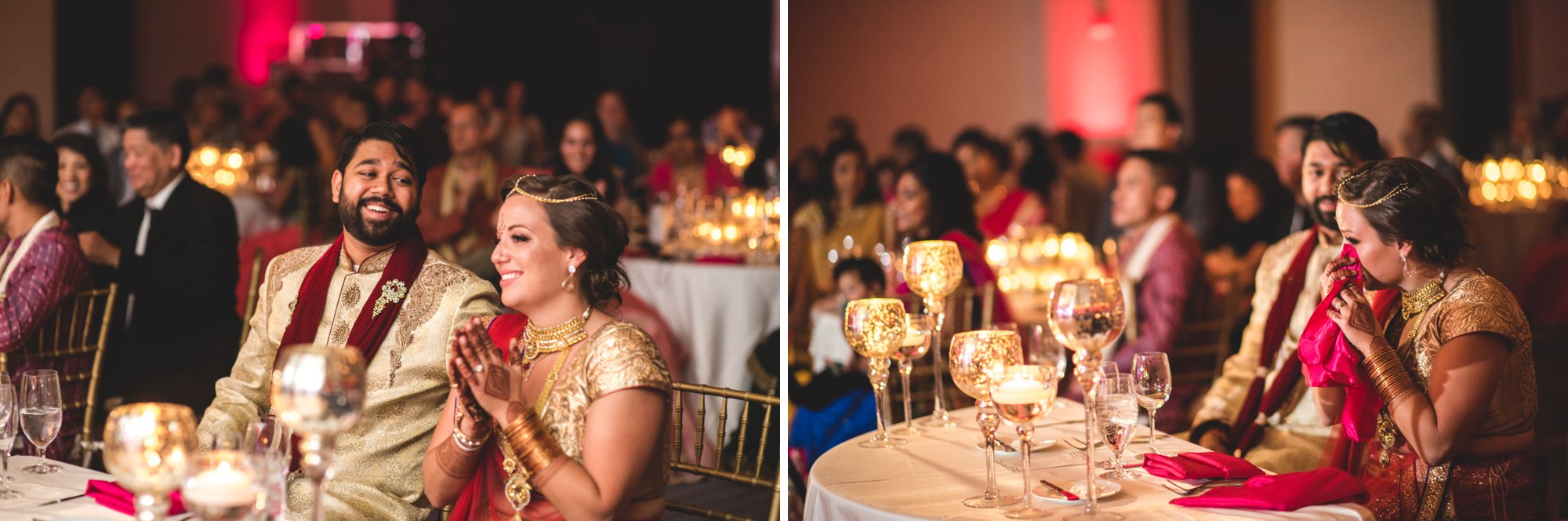 Washington DC colorful Indian wedding with a feminist bride. Reception.