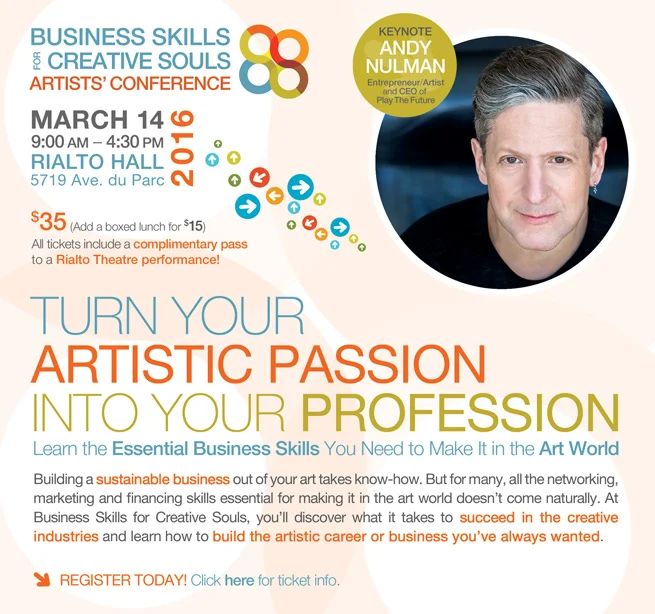 Conférence 'Business Skills for Creative Souls'