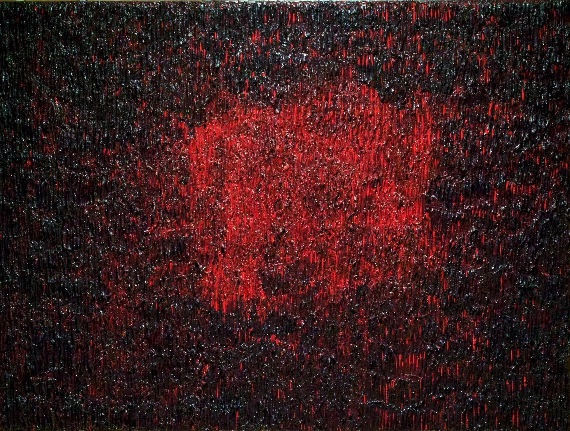 'Medium Rare' - Sculptural oil painting by artist Louis-Bernard St-Jean