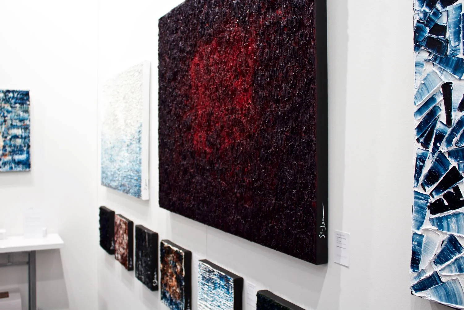 'Medium Rare' oil painting by artist Louis-Bernard St-Jean (Photo from the Artist Project 2016 Contemporary Art Fair, booth 132)