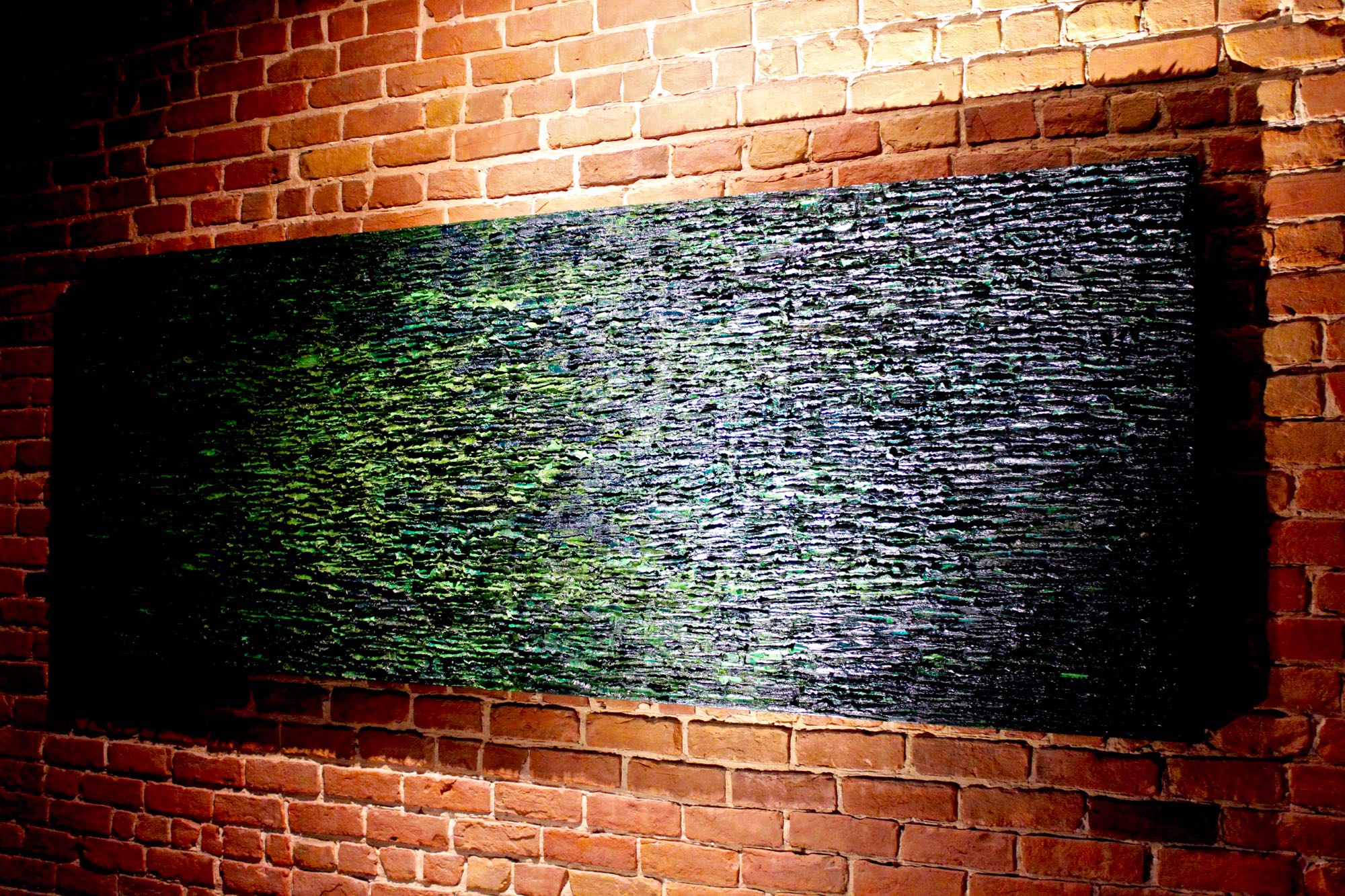 Taiga - Original Sculptural Oil Painting by Louis-Bernard St-Jean