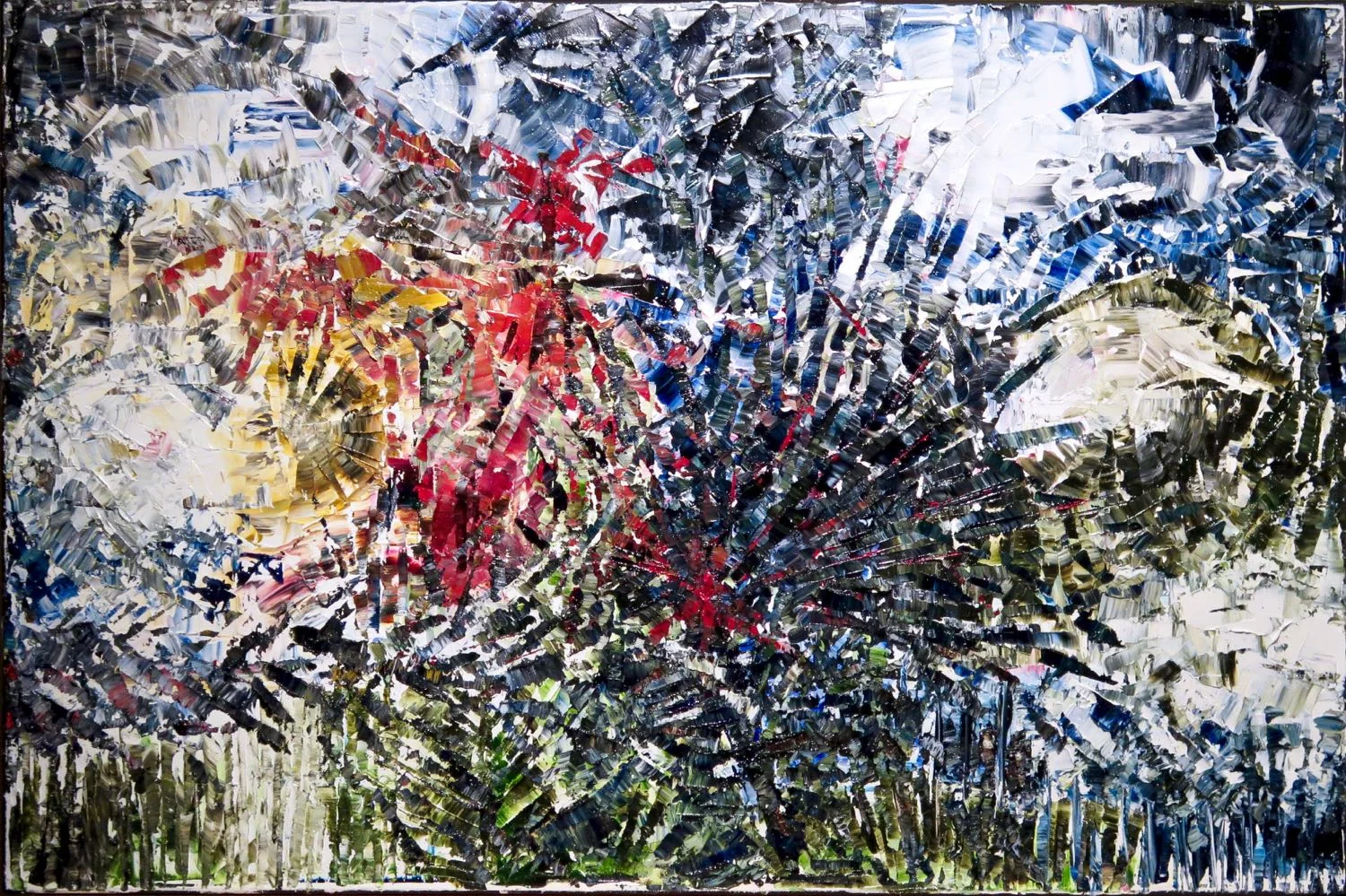 Pointe du Hoc - Original oil painting by Louis-Bernard St-Jean