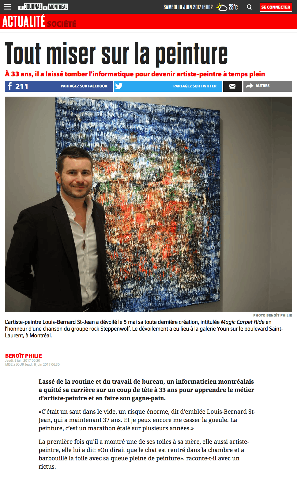« Tout miser sur la peinture » (1 of 3)