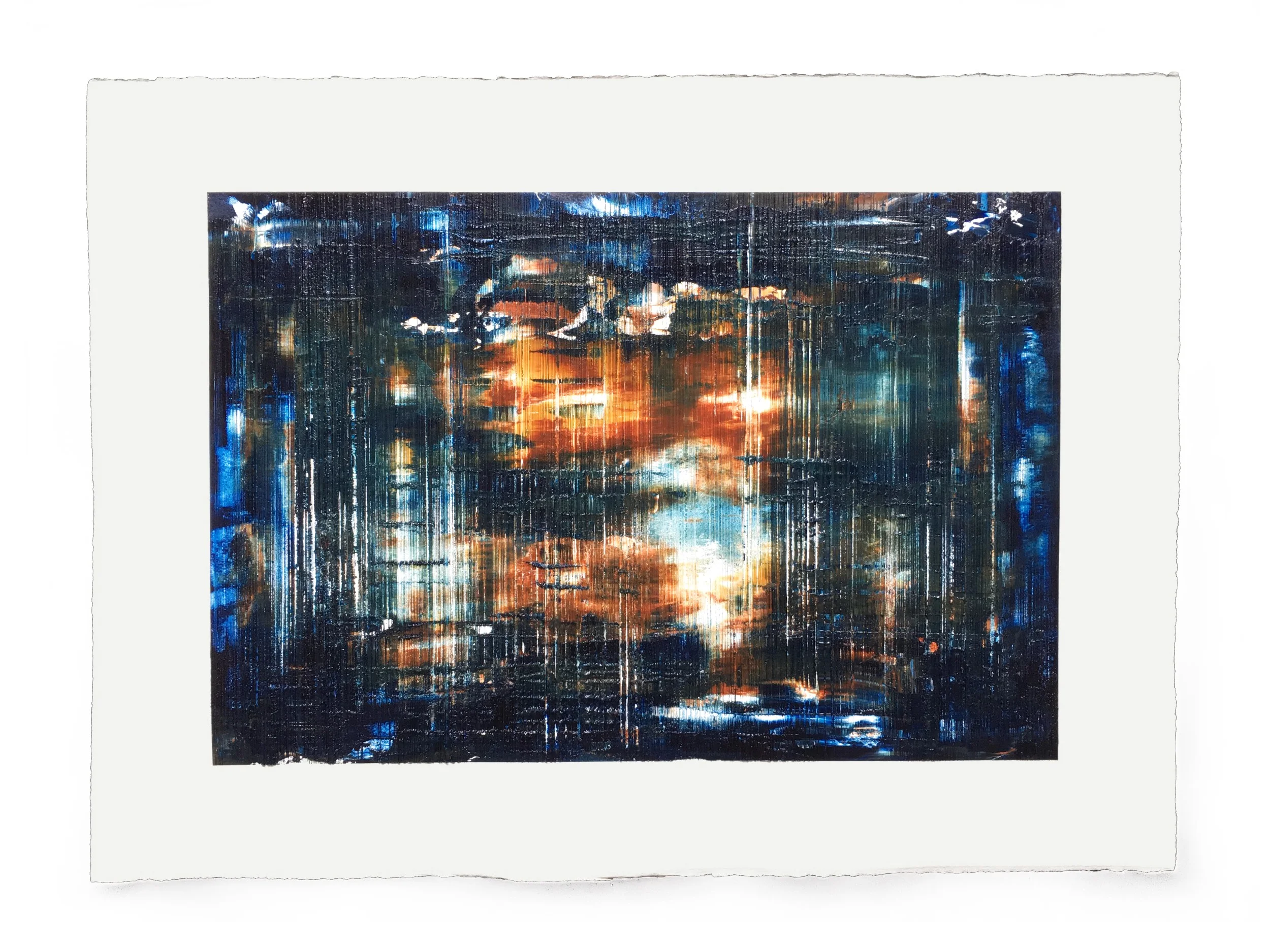 Artwork on paper titled "Cruising With You" by Louis-Bernard St-Jean