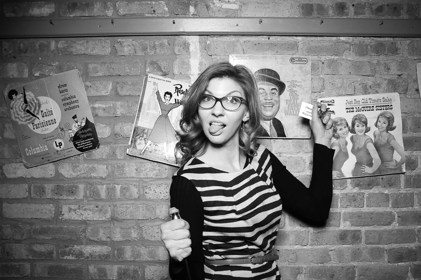 Here is a picture of Lauren Smith from Catalyst Ranch having fun with Fotio!