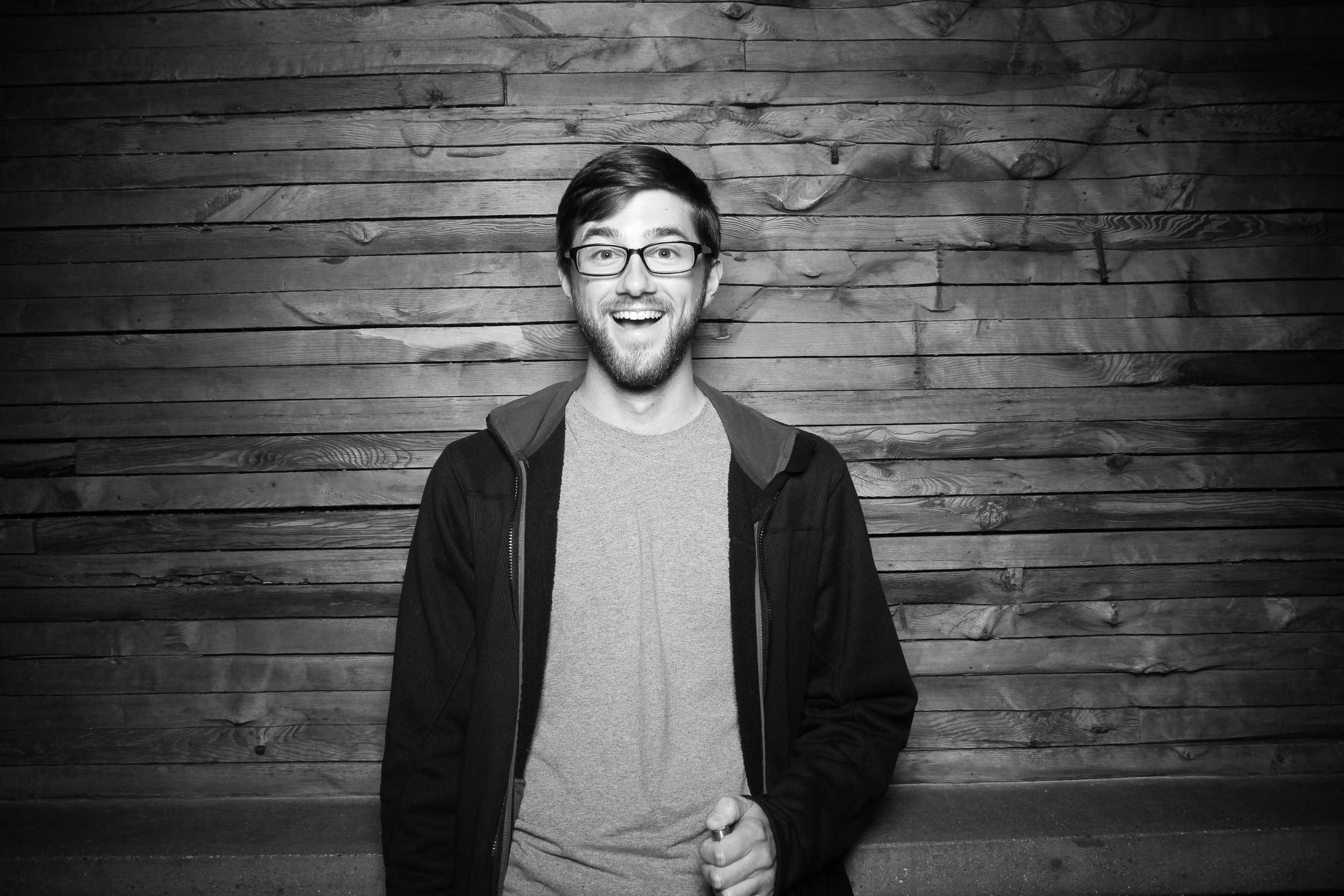 Half Acre brewer poses for a photo!