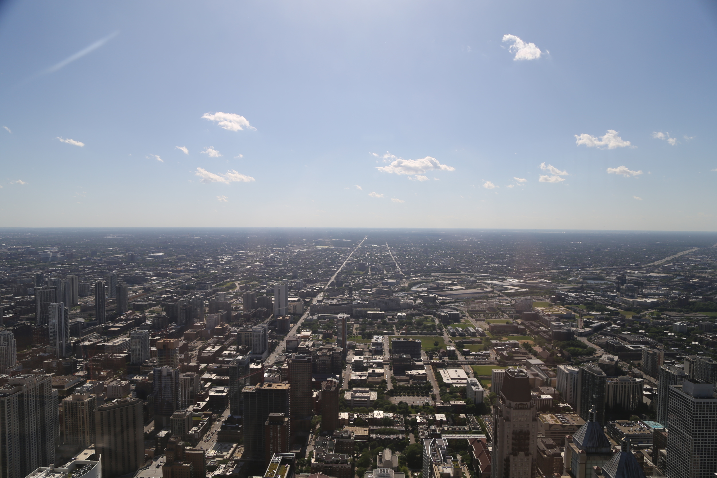 View looking West! Illinois is very flat!