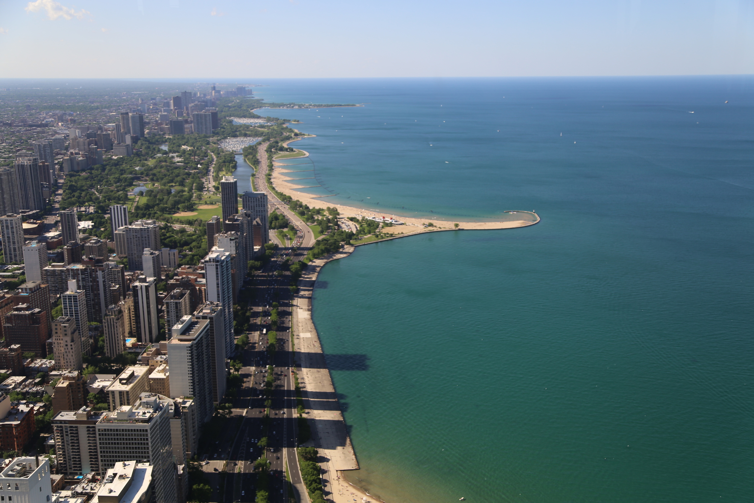 View looking North towering over Lake Shore Drive!