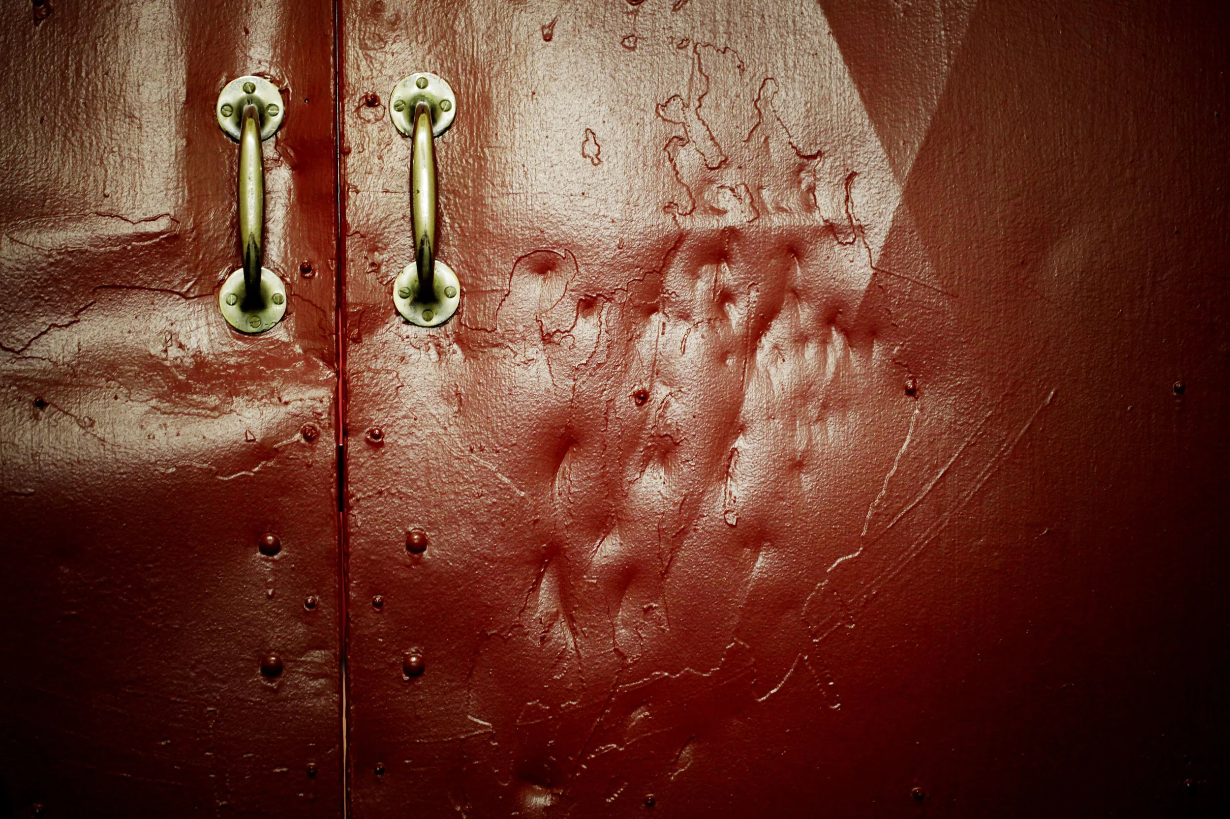  Days before the final game at Candlestick Park, the door to the 49ers lockers room is left with battle scars as reminder of countless victories and losses over the past decades. 