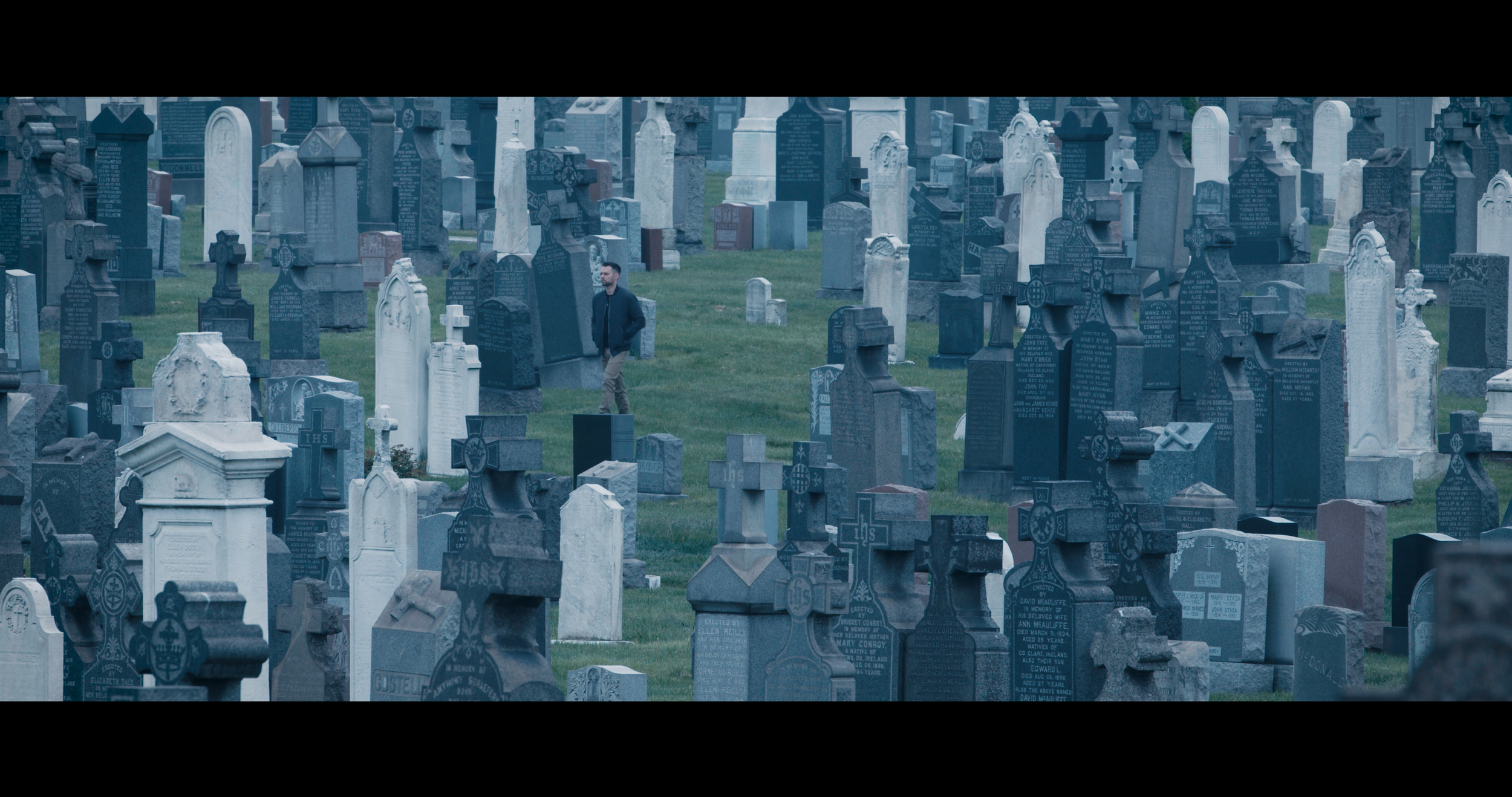 DAY 2 - Filming at a Cemetery in Queens. Sony FS7, Nikon 70-200mm f/2.8 .