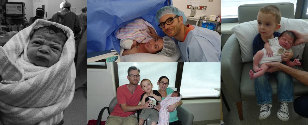 First pictures of Lacey, born just two weeks after I was made redundant