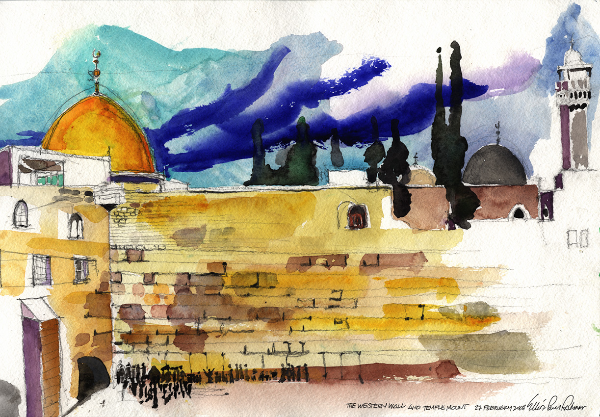 The Western Wall and Temple Mount