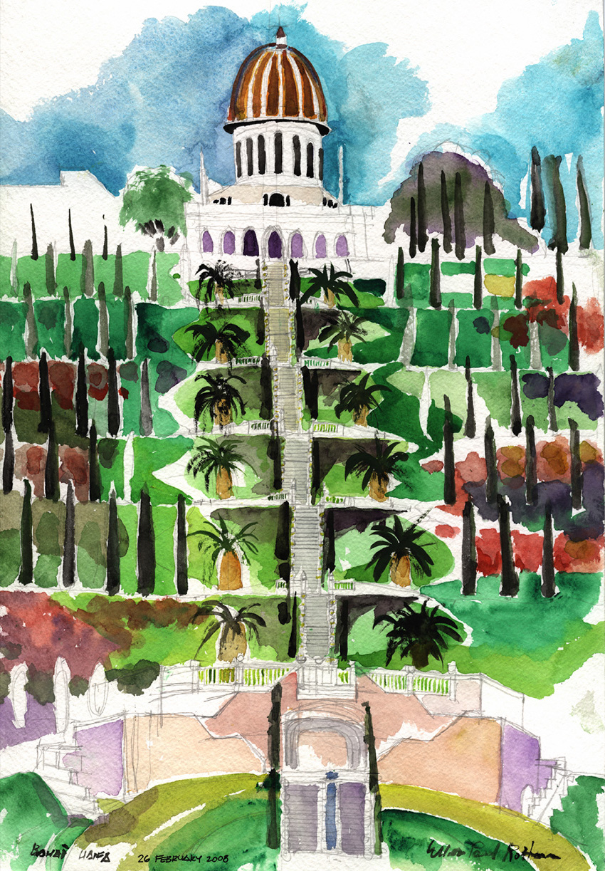 Baha'i Shrine and Temple, Haifa