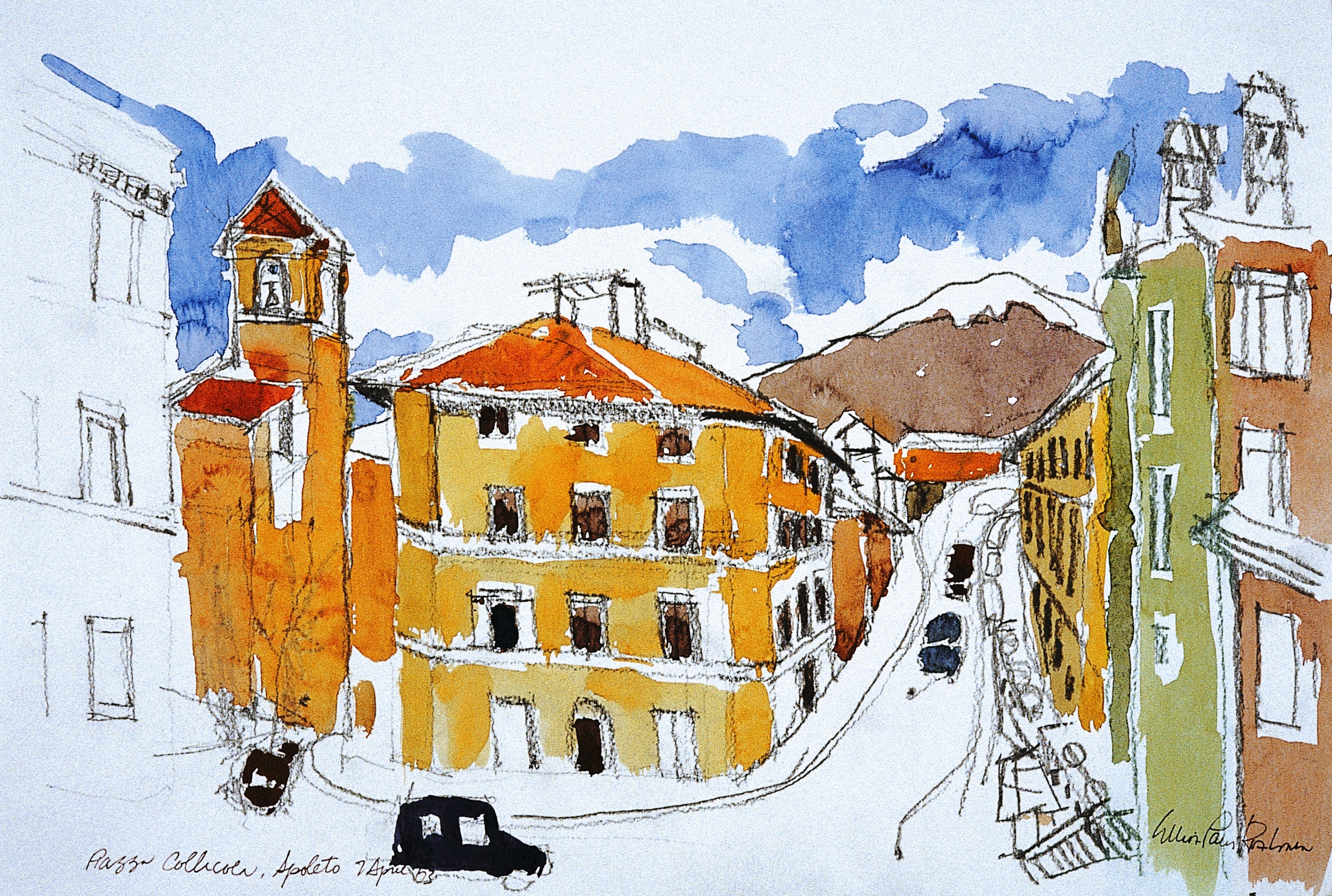 Piazza Collicola, Spoleto