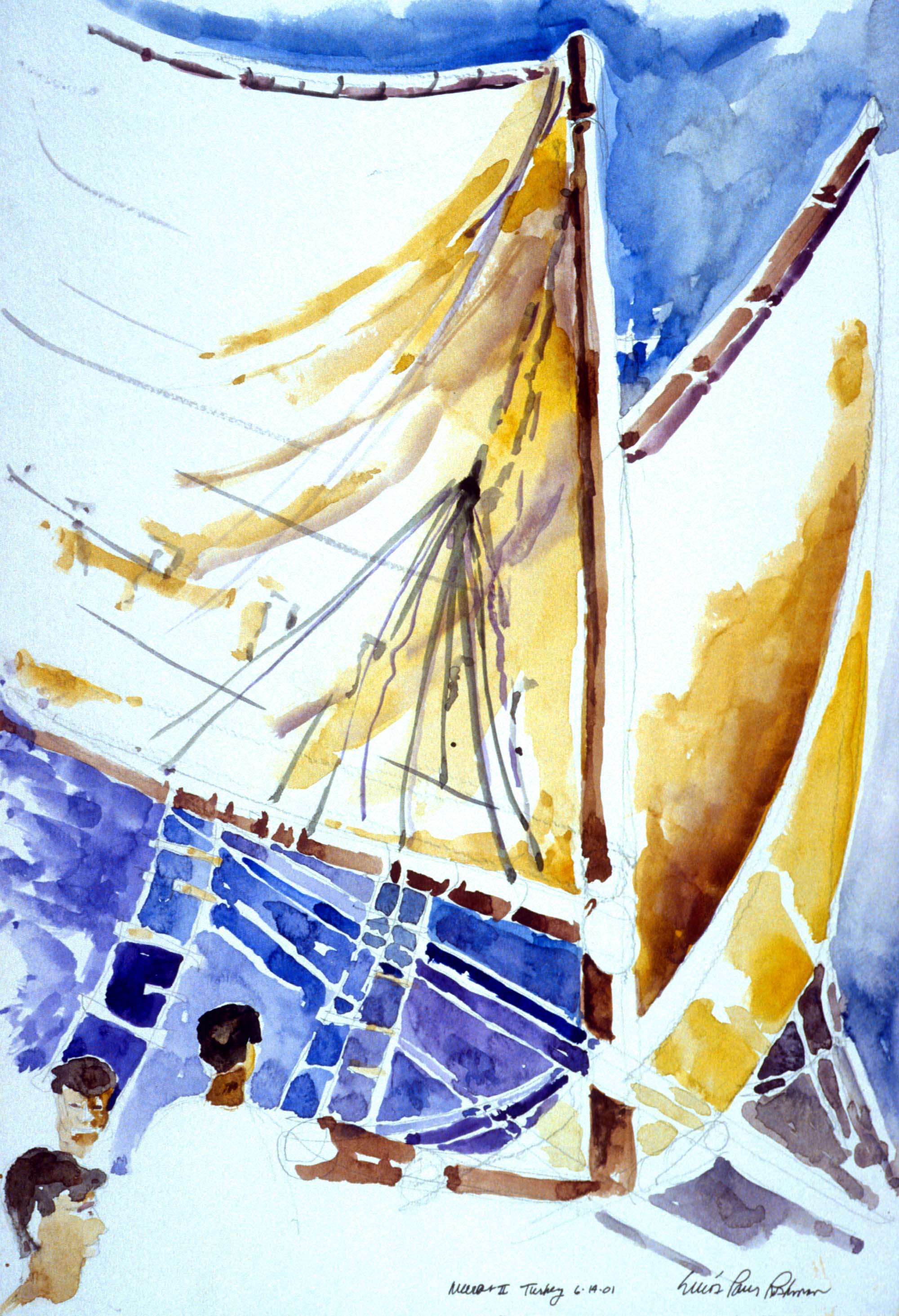 Murat II Under Sail