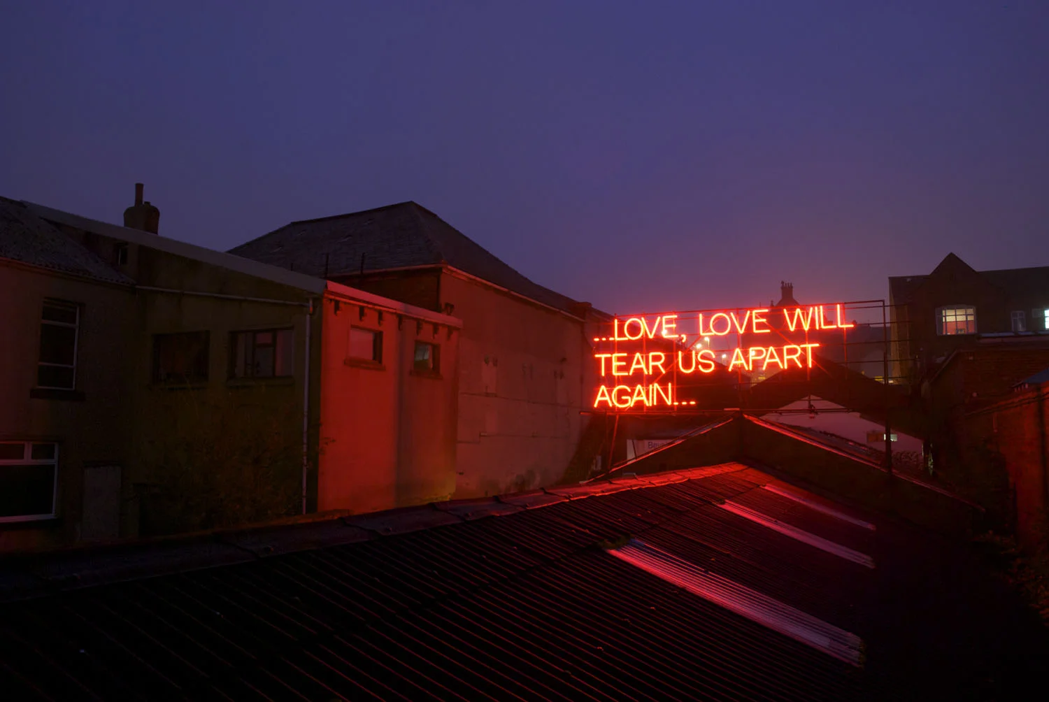 "Love will tear us apart" Joy Division