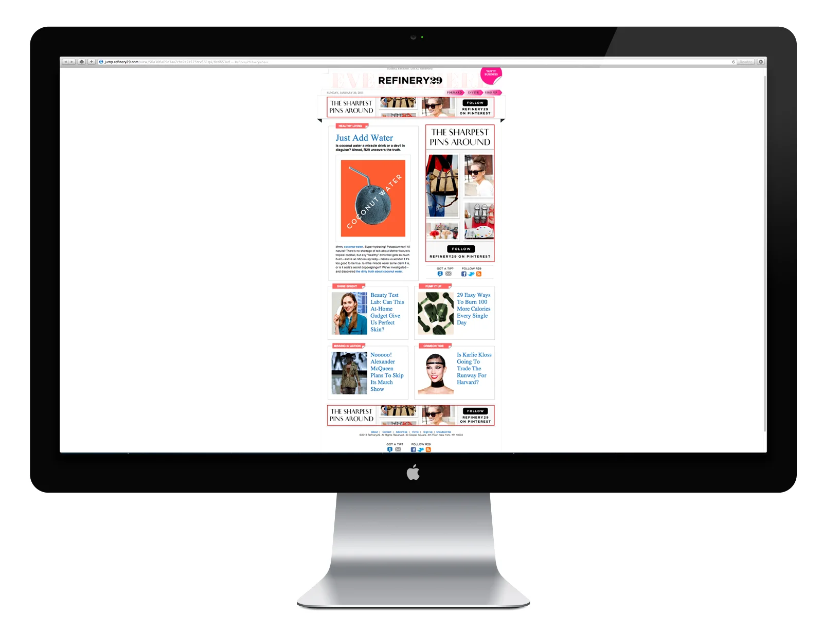 Newsletter lead