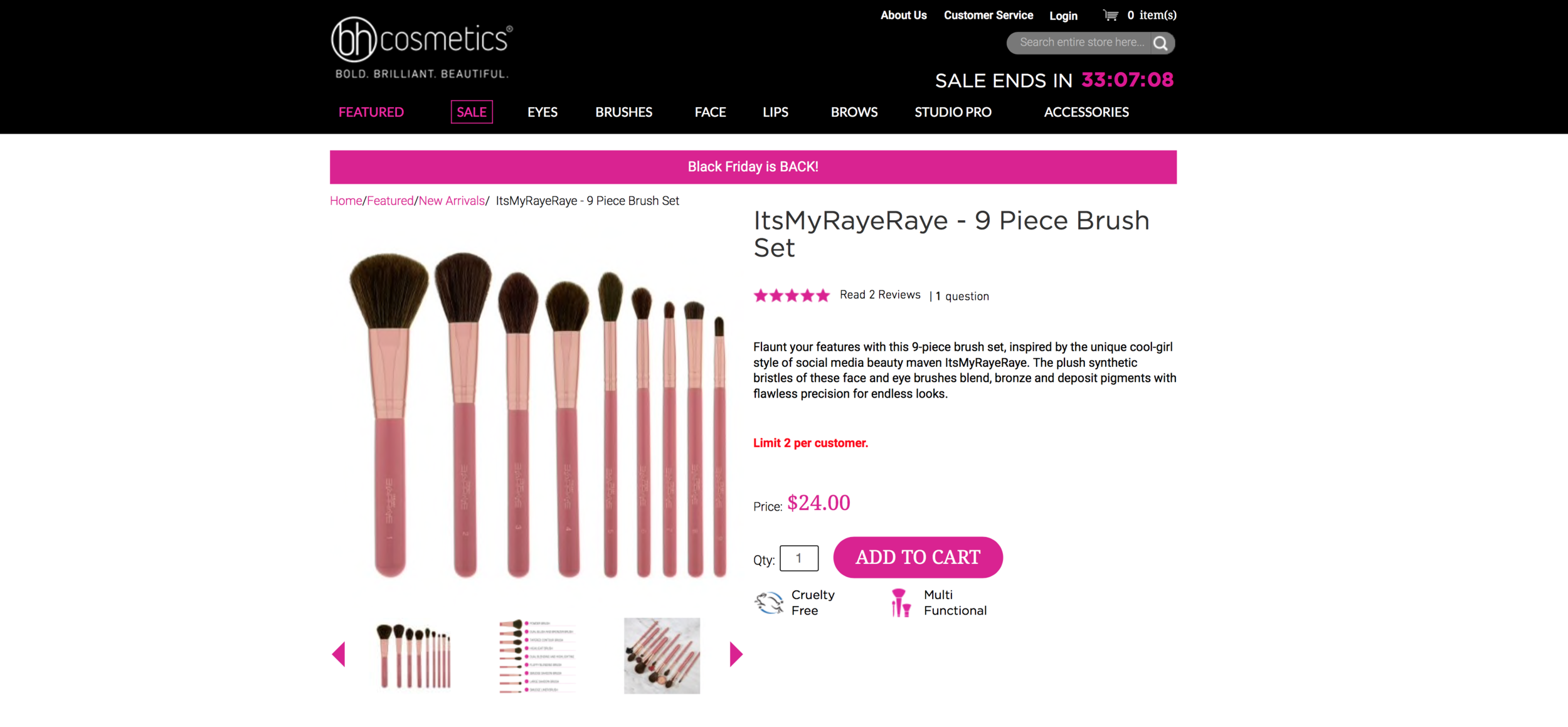 Read it on bhcosmetics.com