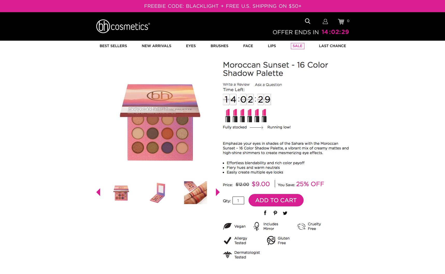 Read it on bhcosmetics.com