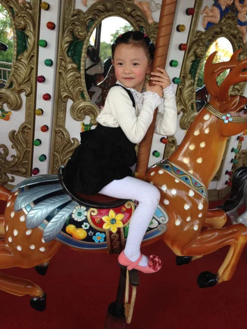 S's closest local friend in this city. Isn't she adorable?