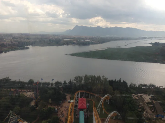 South side view from the ferris wheel.