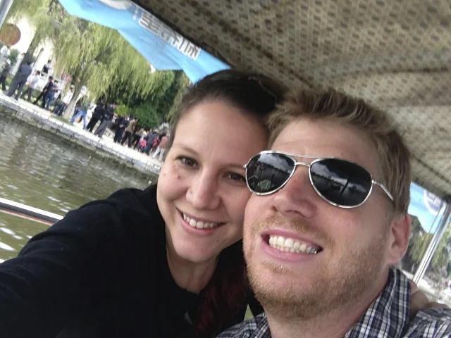 Handsome boat driver.