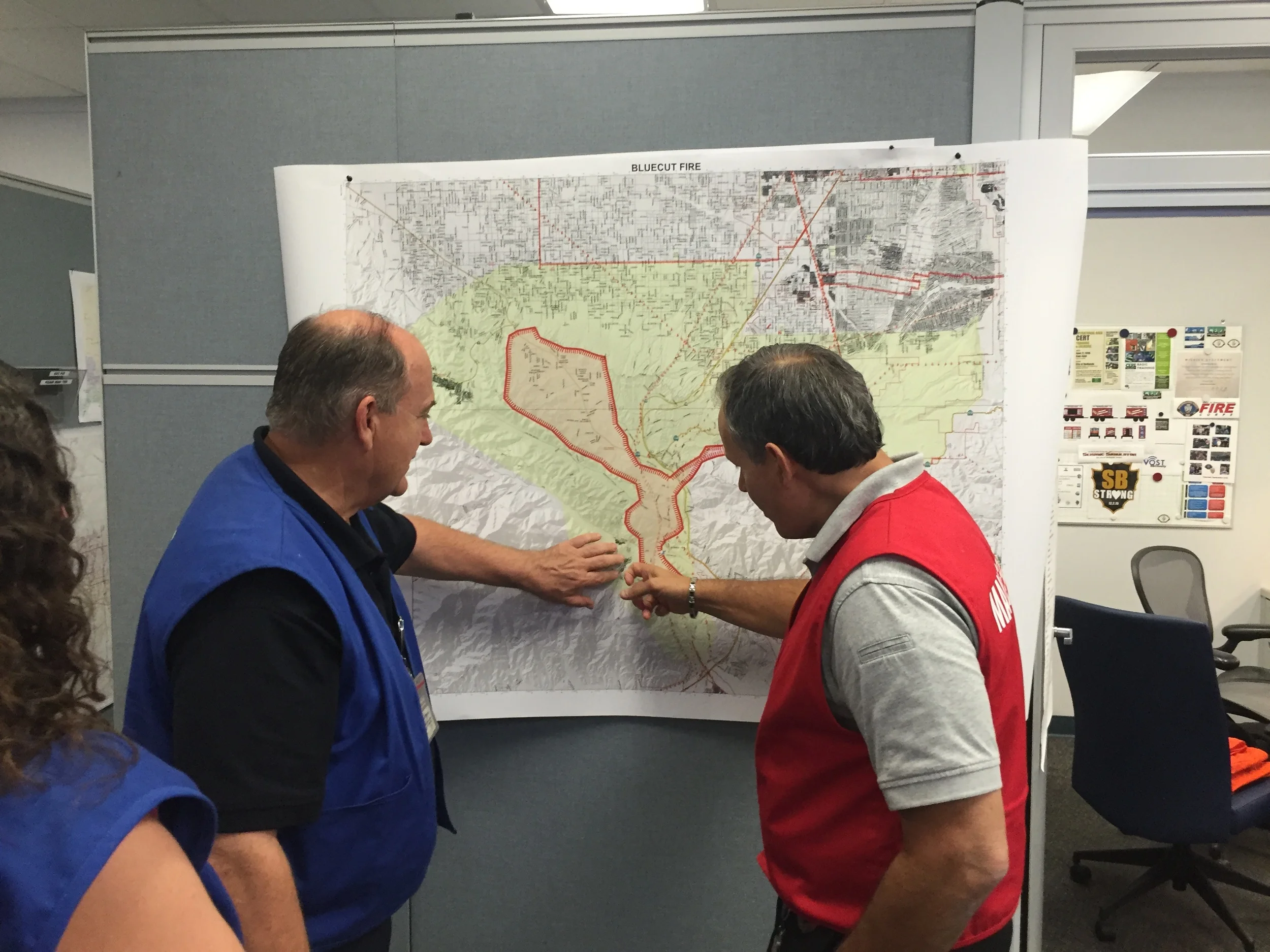 Livestreaming in San Bernardino County's Blue Cut Fire