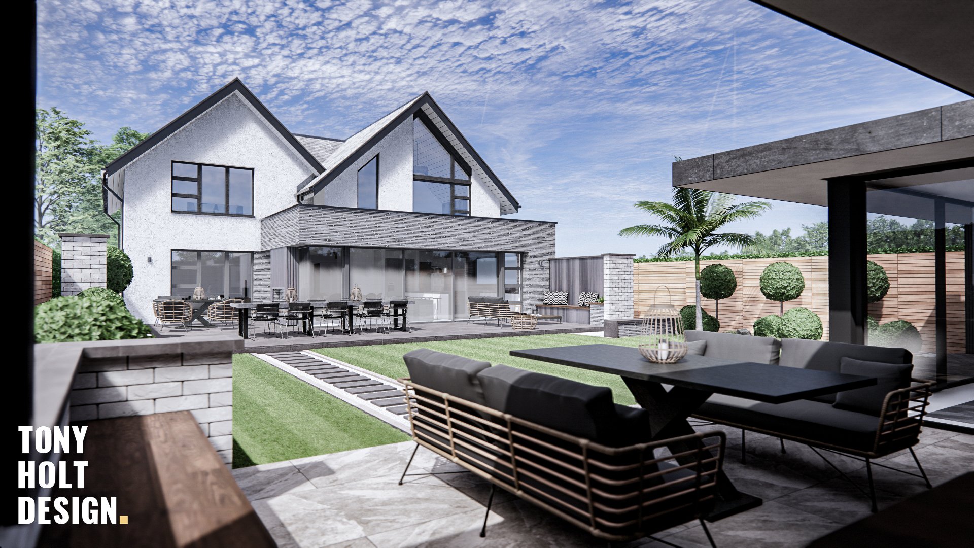 Tony Holt Design_St Albans_Self Build_New Build_Rear Perspective_02.jpg