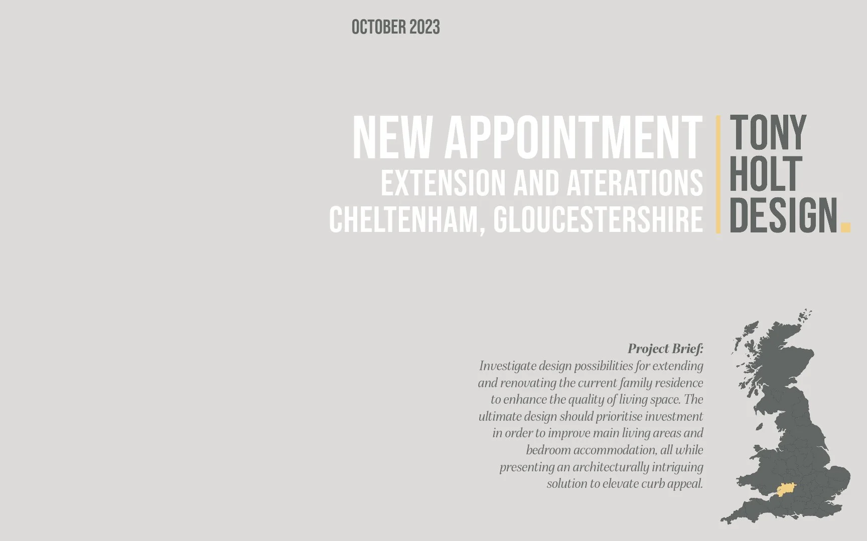 STAGE 1 | PLANNING & DESIGN | Extensions & Alterations to Existing Dwellng