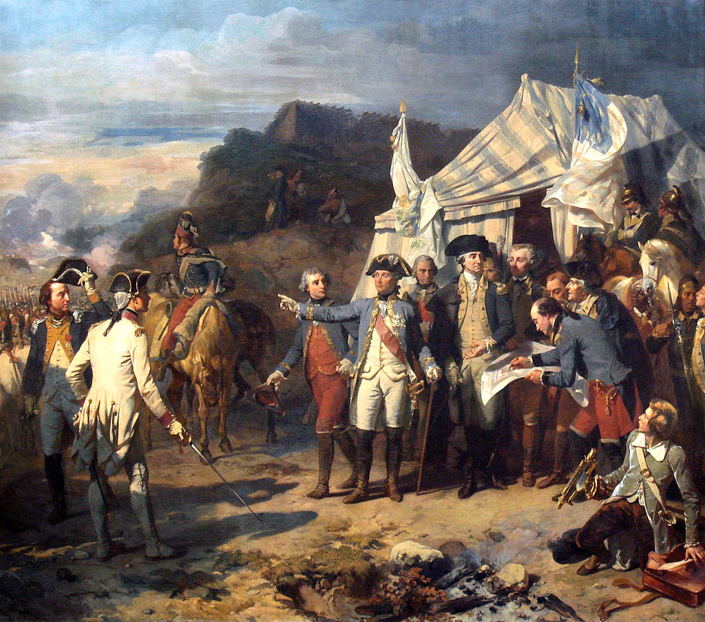 The Siege of Yorktown by Auguste Couder