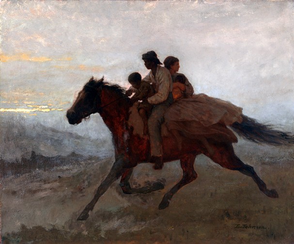 A Ride for Liberty - The Fugitive Slaves. Eastman Johnson, 1862.