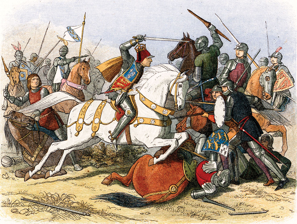 King Richard III at The Battle of Bosworth Field. By James Doyle.