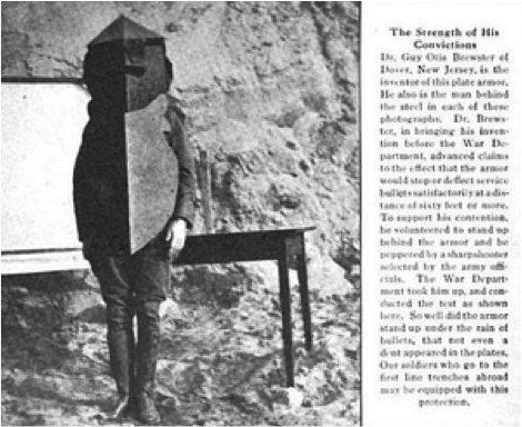 Brewster Body Armor as shown in the article.