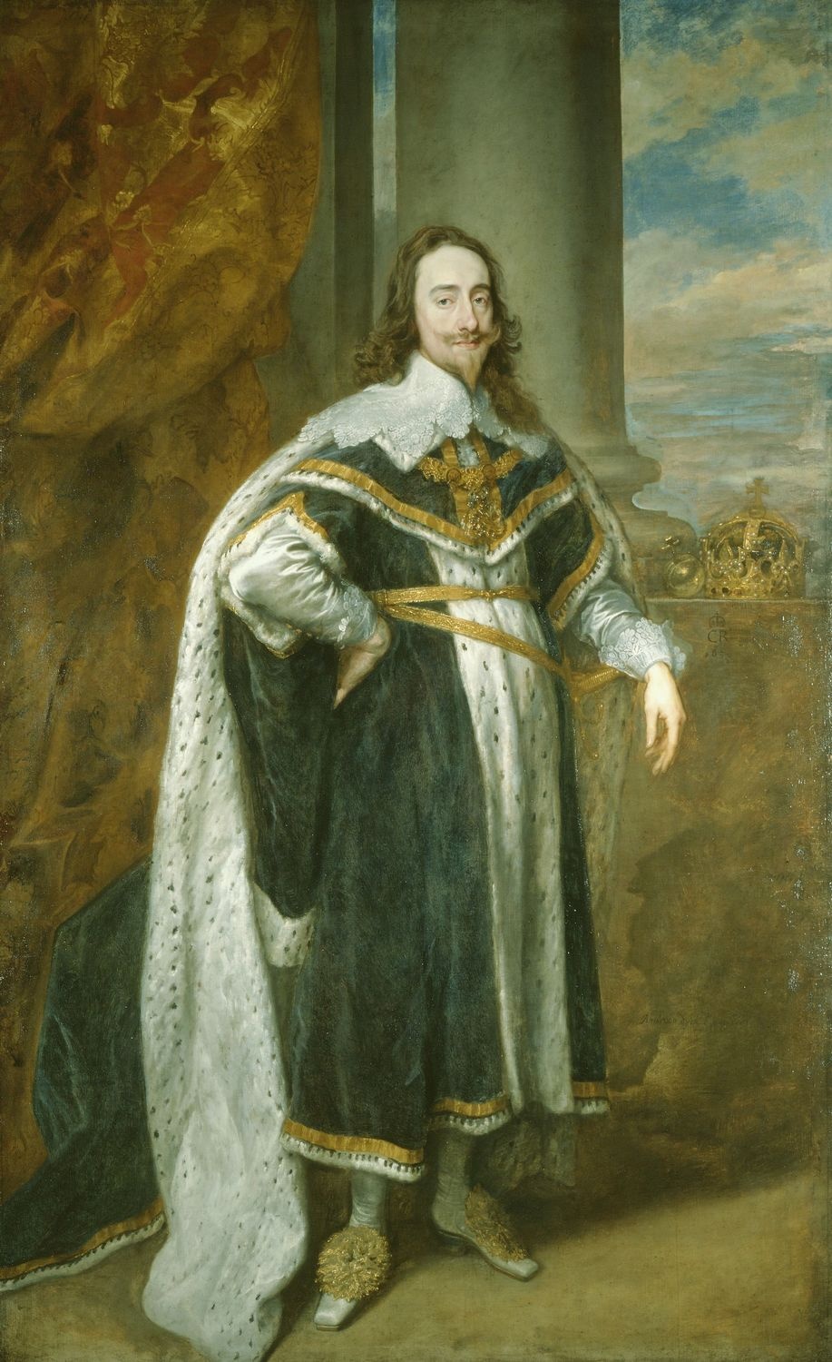 King Charles I by Anthony van Dyck. 1636.