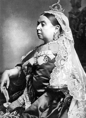 Queen Victoria in 1887. Her relatives were closely connected prior to World War I.