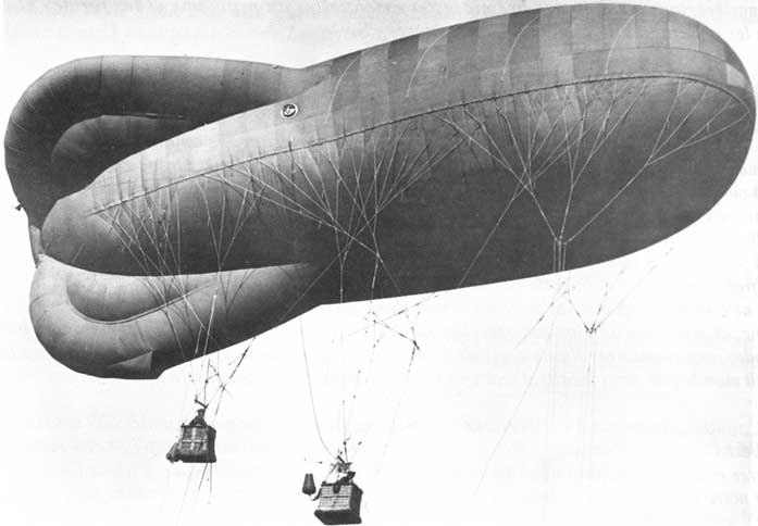 The targets, enemy observation balloons.