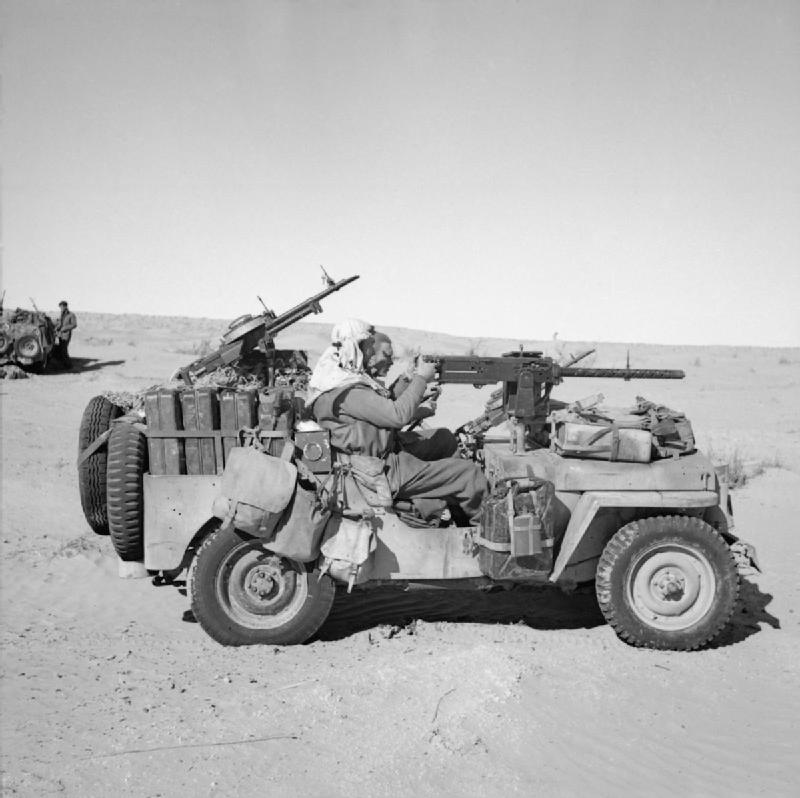 An LRDG patrol during the Desert Campaign.