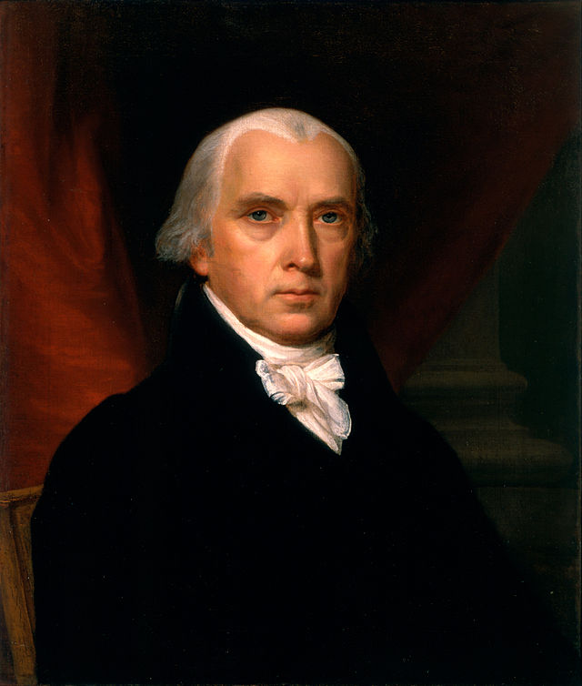 James Madison by John Vanderlyn, 1816.