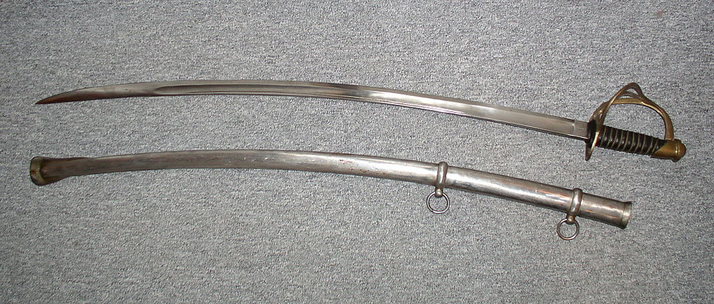 A US Cavalry Sabre, 1860s.