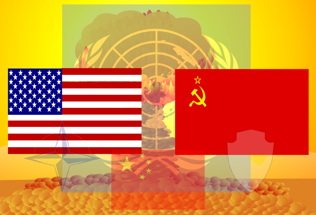 An image reflective of the Cold War. Source: Anynobody, available here .