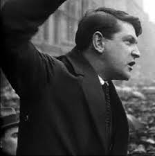 Michael Collins giving a speech. Source: Cork Film Archive, site here .