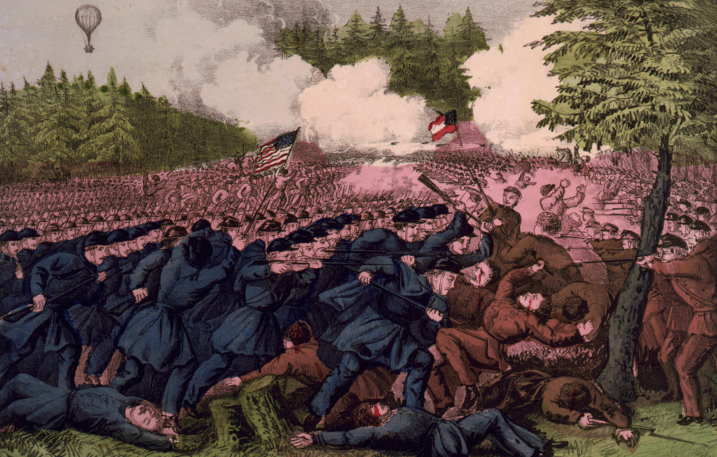 The Battle of Seven Pines, Virginia May 31, 1862. The battle took place near Richmond where Elizabeth Van Lew was from.