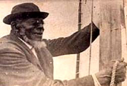 A depiction of Jupiter Hammon.