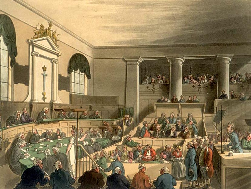 The Old Bailey in the early nineteenth century.