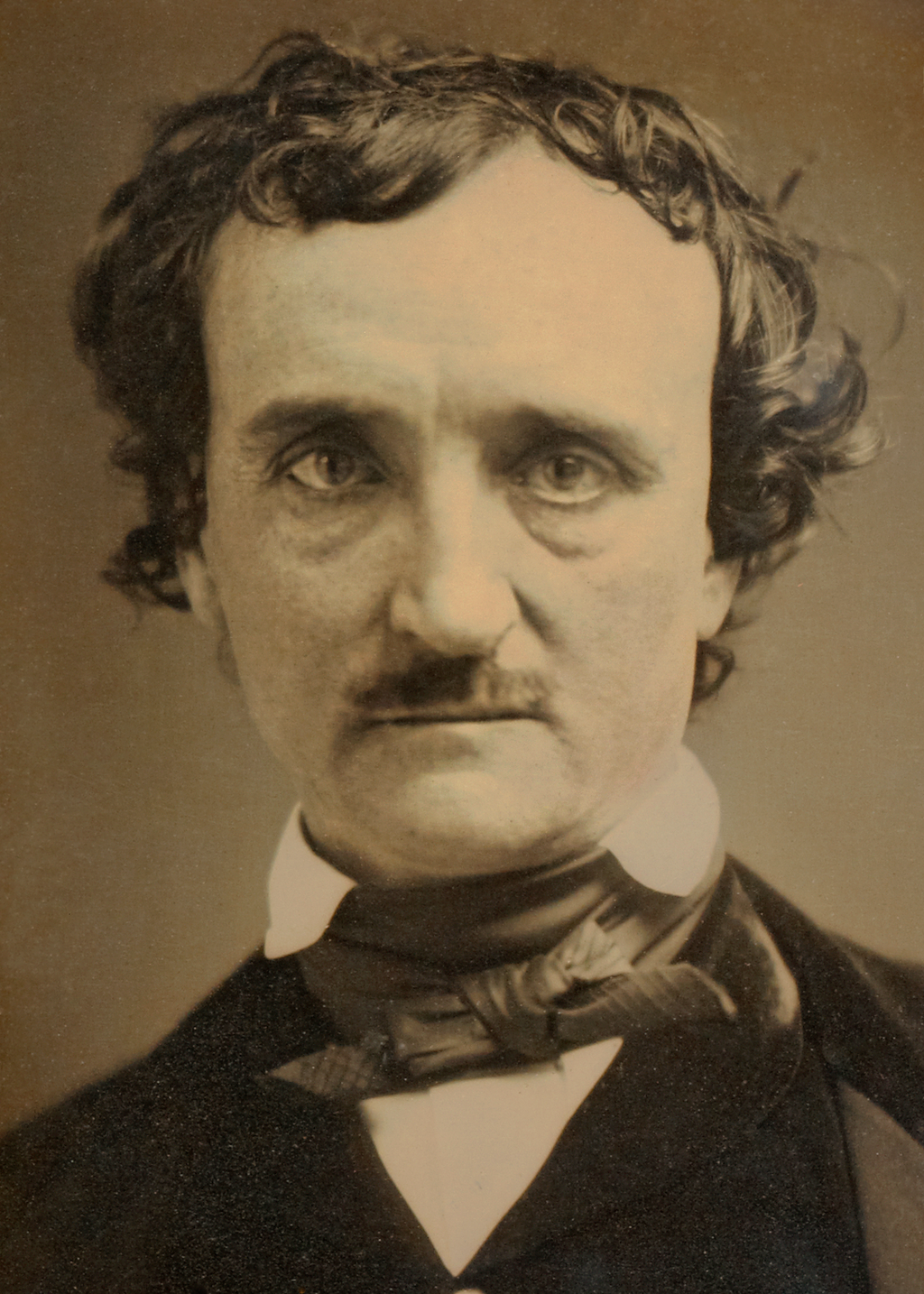 An 1849 daguerreotype of Edgar Allan Poe.