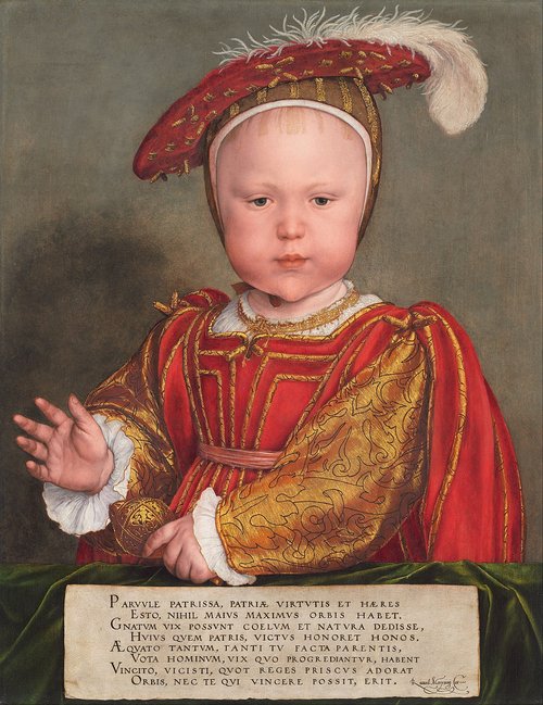 King Edward VI of England as a child.