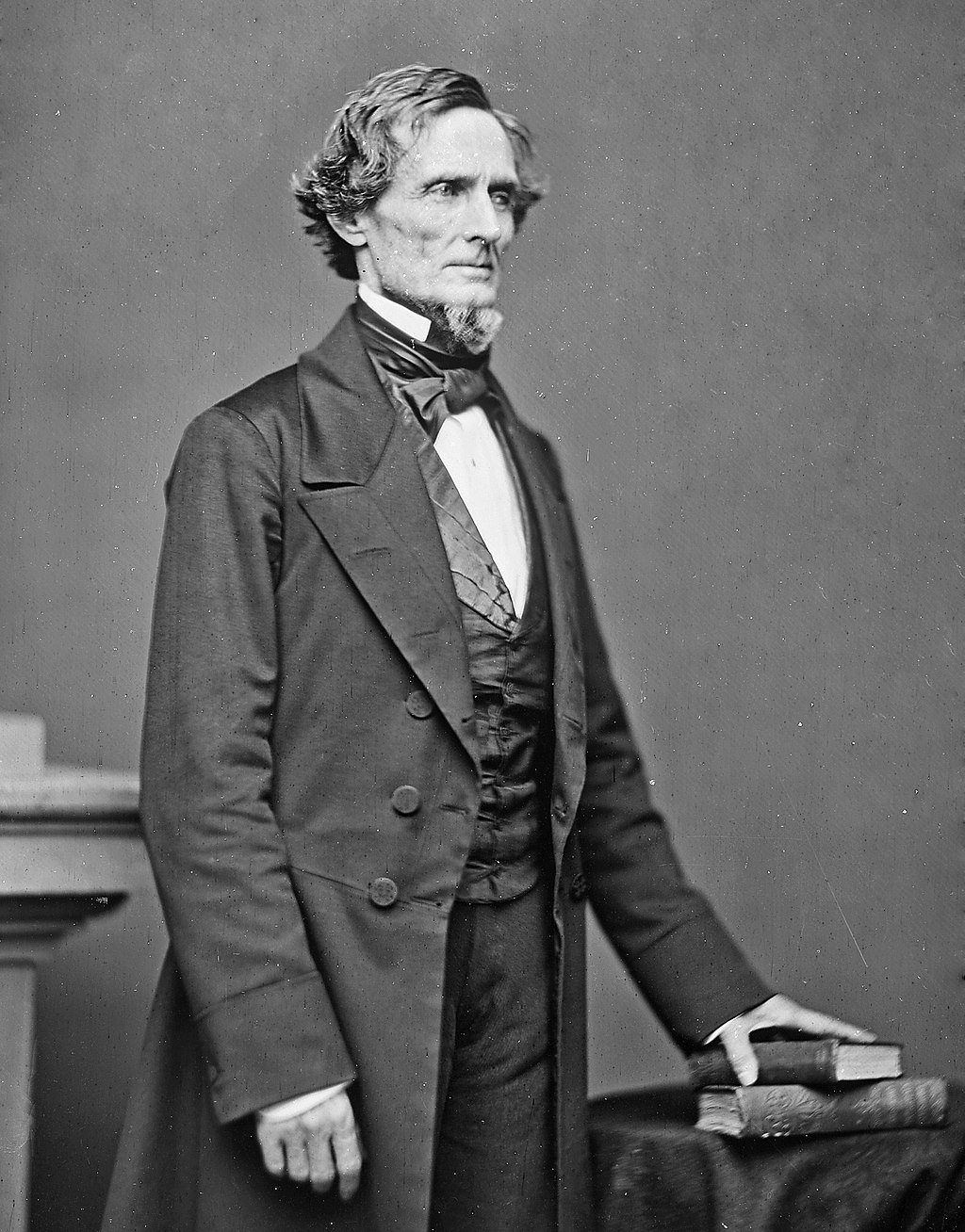 Jefferson Davis, the President of the Confederate States during the US Civil War.