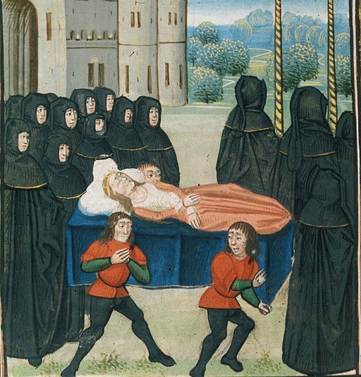 Anne’s funeral.